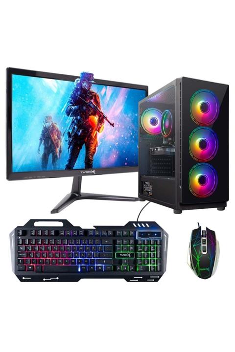 TURBOX Tx472 i7 2600 8GB Ram 128GB SSD 1TB HDD 4GB GTX1050Ti 21.5\
