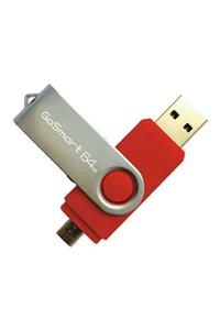 go smart 64 Gb Usb 2.0 Flash Bellek Kırmızı