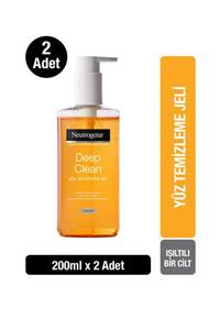 Neutrogena Deep Clean Yüz Temizleme Jeli 200 ml x2