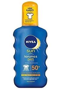 Nivea Sun Koruma & Nem Nemlendirici Güneş Spreyi Gkf 50+ 200 Ml