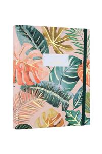 Victoria's Journals Tropical Garden Gizli Spiralli Defter 17x24 Cm Noktalı