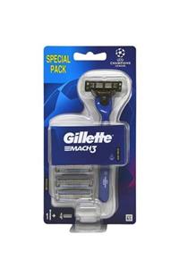 Gillette Mach 3 Tıraş Makinesi + 4 Yedek Tıraş Bıçağı