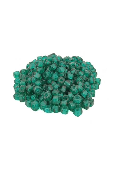 Selvi Konsept Kare Cam Boncuk Orta Boy 20 Adet