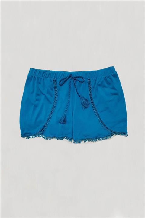 COTENCONCEPT Beli Lastikli Yırtmaçlı Şort