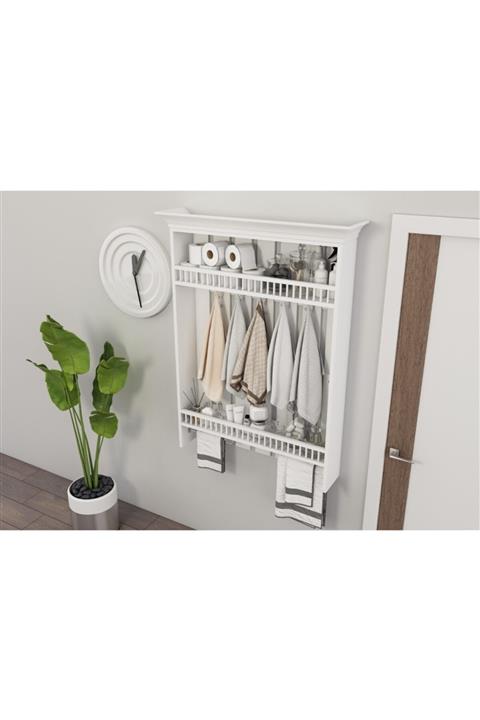 Ayba Banyo Kapı Arkası Askılıklı Pano