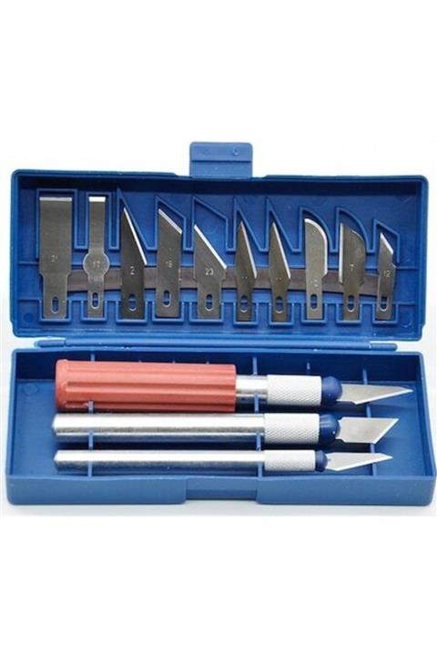 Rox Wood 13 Parça Kretuar Hobi Bıçak Seti 153rox184508