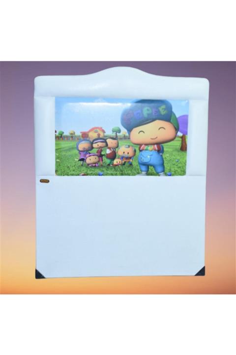 BENGİ TİCARET Yatak Başlık Tay Tüyü Kumaş Pepe 90 Lık Dolgun Kapitoneli