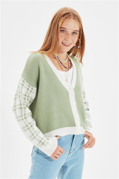 TRENDYOLMİLLA Mint Triko Hırka TWOAW22HI0812