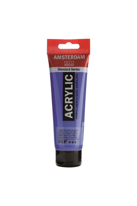 Talens Amsterdam Akrilik Boya 120 ml. 512 Cobalt Blue (Ultramarine)