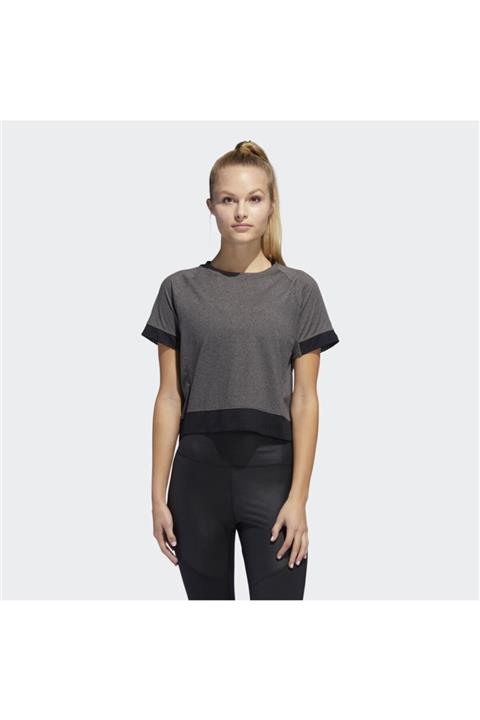 adidas BOXY MESH Siyah Kadın Kısa Kol Tişört 100575803