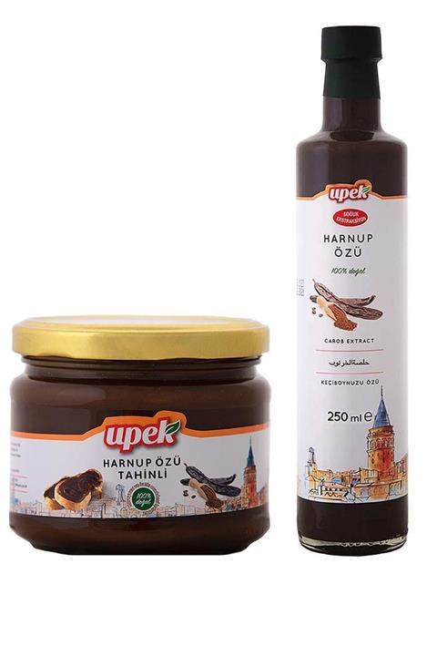 UPEK Keçiboynuzu Özü 250 Ml - Tahinli Harnup Özü 330 Gr. (soğuk Ekstraksiyon)