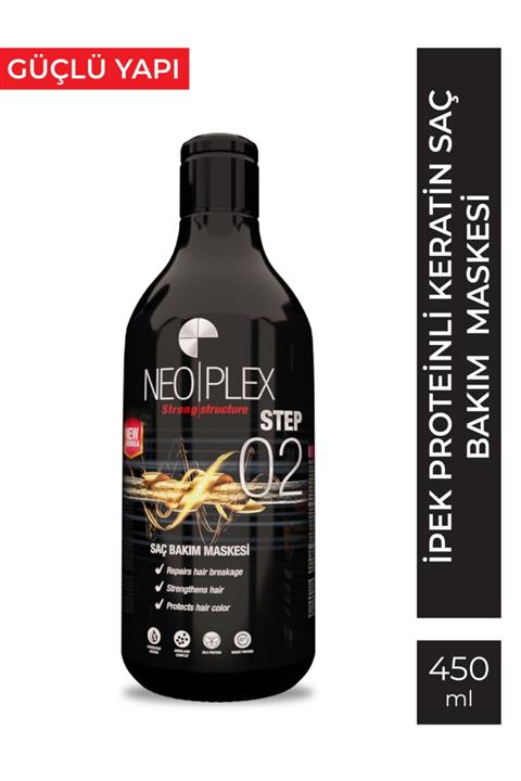 Neoplex Ipek Proteinli Keratin Saç Bakım Maskesi (Step 2) - 450 Ml