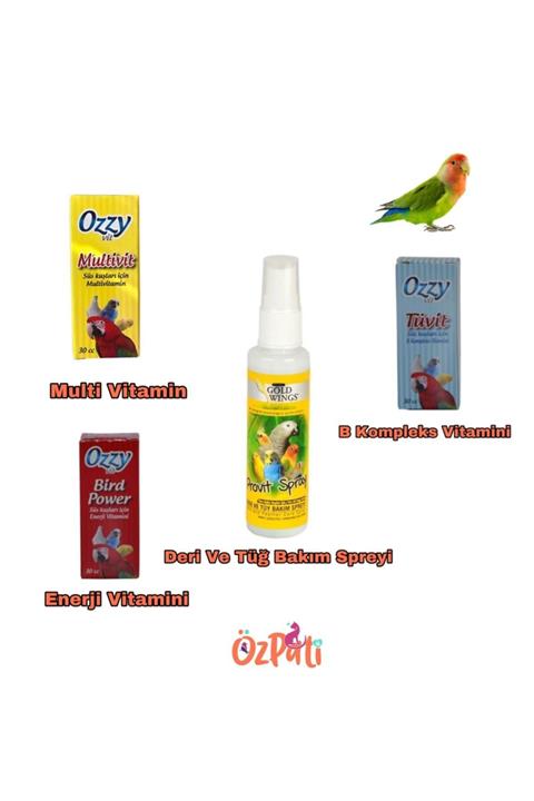Ozzy Kuş Vitamin Ve Sağlık Seti