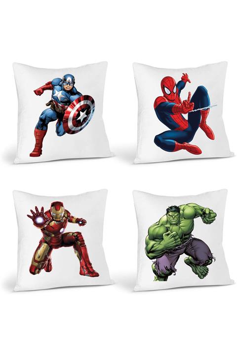 Dark 4 Adet Marvel Yastık Kılıfı