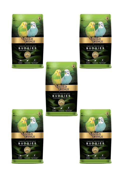 Gold Wings Premium Muhabbet Kuşu Yemi 1 kg x 5 Adet