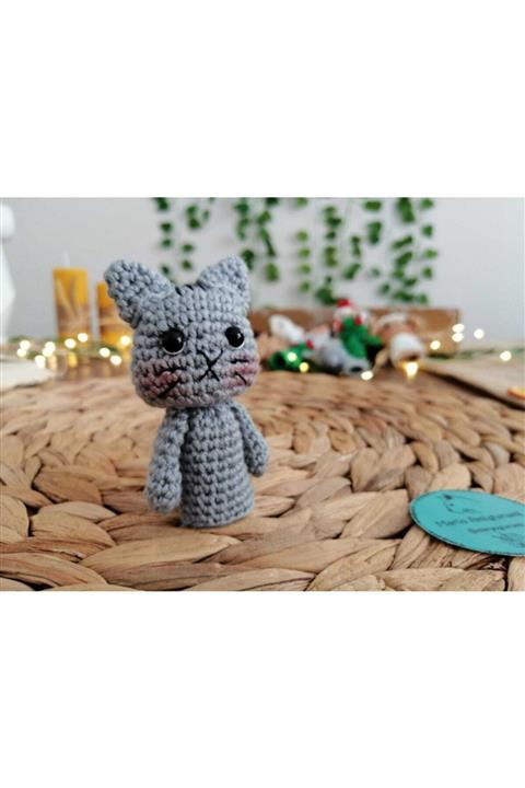 Gazzal Amigurumi Parmak Kukla Kedi