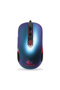 ZemTech Rampage Smx-r10 Orıon Usb Metalik Mavi 4000 Dpi 5 Farklı Işık Makrolu Oyuncu Mouse