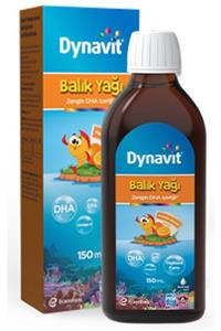 Dynavit Portakal Aromalı Şekersiz Balık Yağı 150 ml