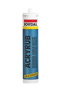 Soudal Acryrub Silikonize Mastik 500 Gr Antrasit Gri