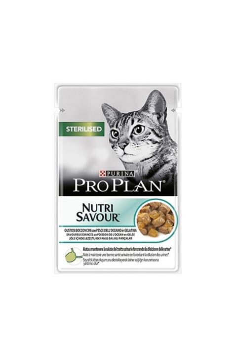 Purina Pro Plan Proplan Sterilised Okyanus Balıklı Kısırlaştırılmış Kedi Konservesi 85 Gr X 12 Adet