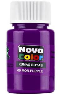 Nova Color Kumaş Boyası Mor 12'li Kutu Nc-167