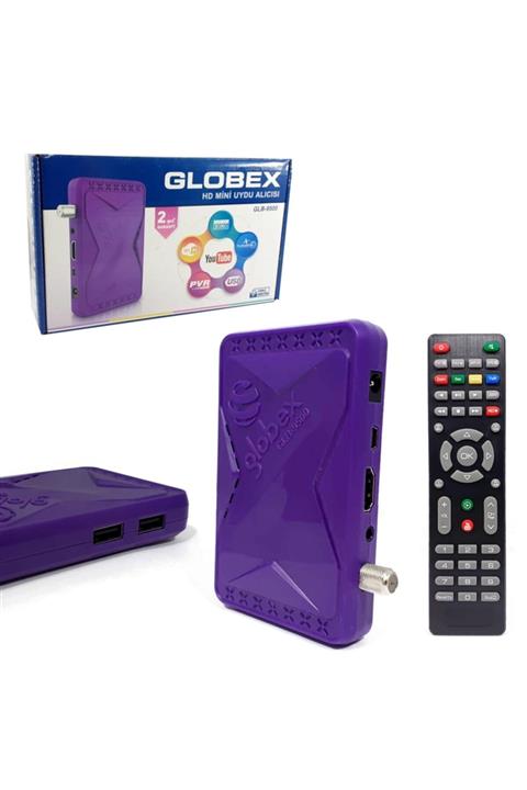Globex Uydu Alıcı Mini Full Hd Wifi Youtube 2xusb Glb-9500