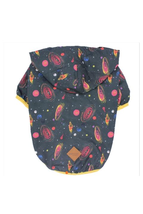 Pawstar Köpek Yağmurluk Galaxy Desenli Içi Fileli