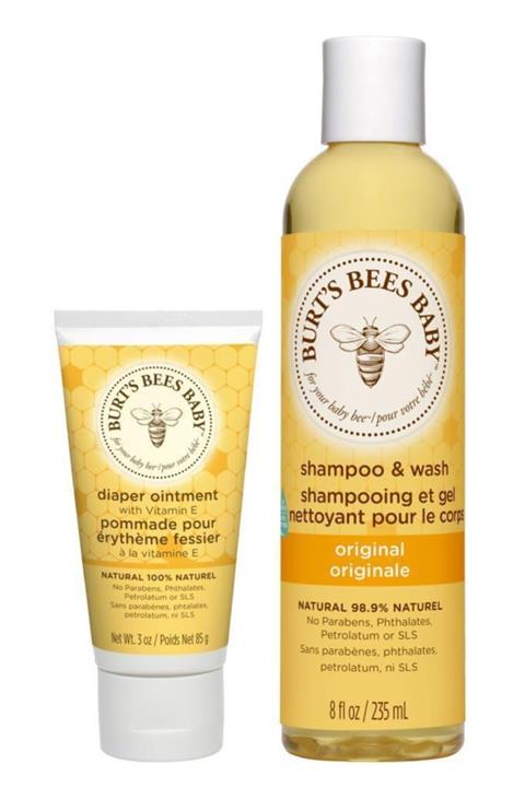 Burts Bees Burt's Bees Bebek Pişik Kremi & Şampuan Seti