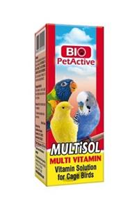 Bio PetActive Multisol Multi Vitamin Kuş Vitamini 30ml