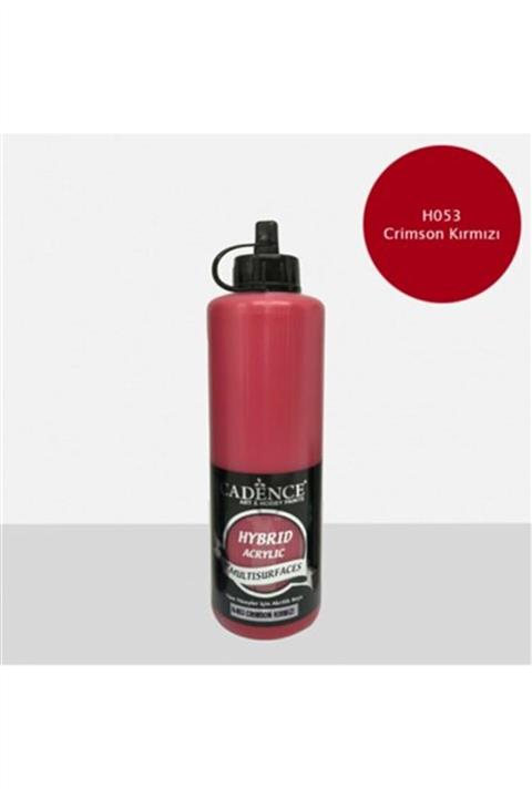 Cadence Hybrid Multisurface Akrilik Boya 500 Ml. H-053 Crımson Kırmızı