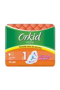 Orkid Maxi Hijyenik Ped Normal Tekli Paket 10 Ped