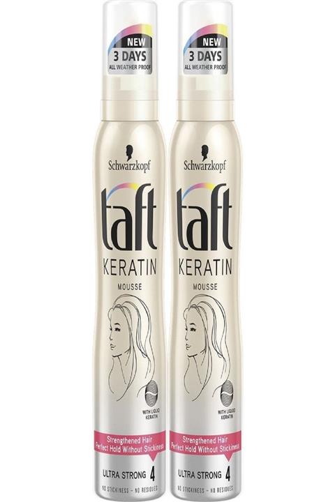 Taft Keratin Ultra güclü Köpük 150 ml x 2 Paket