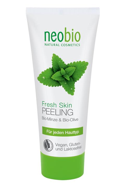 neobio Canlandırıcı Yüz Peeling Organik Nane & Zeytin Yağı 100ml
