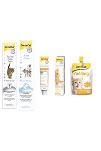 Gimcat Taurine + Kitten Paste + Multi Vitamin Paste Kedi Macunları + Classic Kalsiyum Kedi Pudingi