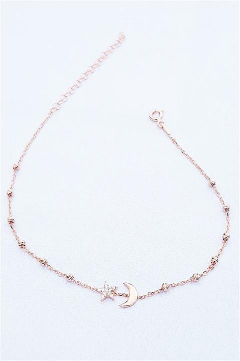 MorMajor Silver Ay-yıldız Gümüş Halhal