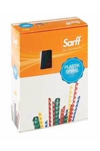 SARFF 38mm.kırmızı Delux Plastik Spiral 50 Adet