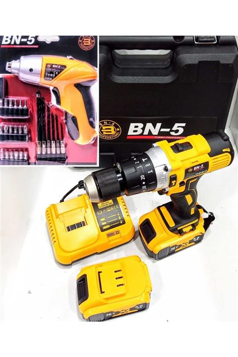 Öztürk 24 V 5 Ah Şarjlı Vidalama Ve 4,8 V Mini Şarjlı Vidalama Birlikte