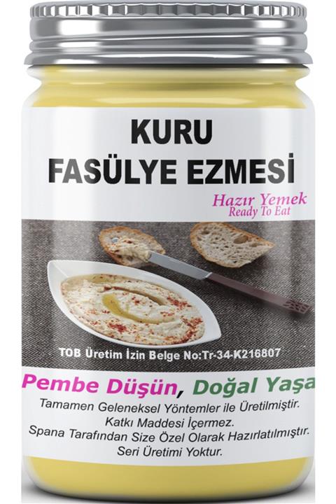 SPANA Kuru Fasülye Ezmesi Ev Yapımı Katkısız 330gr