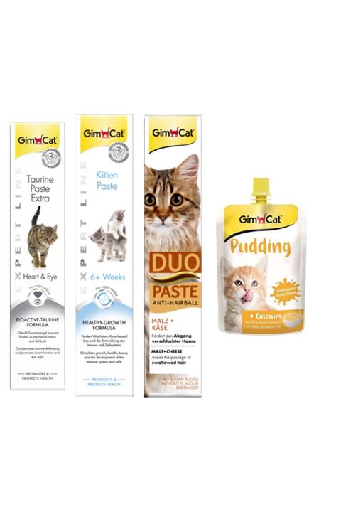 Gimcat Taurine 50gr Kitten Paste 50gr Kedi Macunları 50gr Kedi Pudingi 150 gr