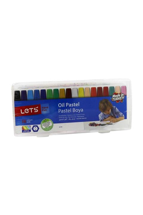 Lets 18 Renk Çantalı Pastel Boya Lk-18