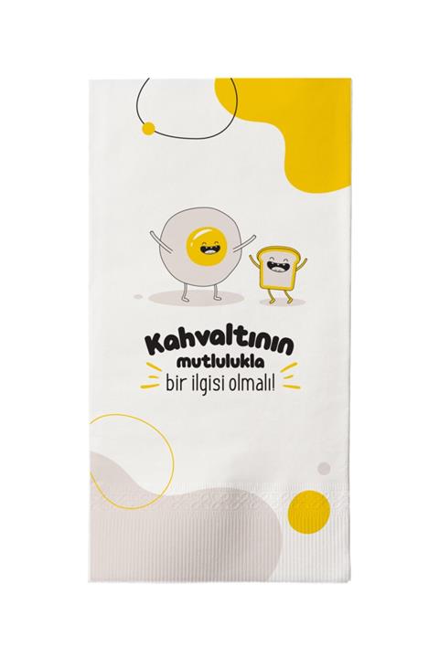 Melinda Store Baskılı Konuşan Dekor Peçete (kahvaltı)