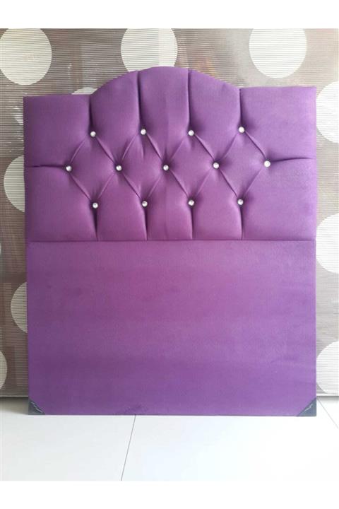 ByDekor 90 Cm Tek Kişilik Mor Baza Başlığı