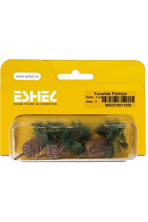 Jordania Eshel 4 Cm 3'lü Palmiye Yuvarlak