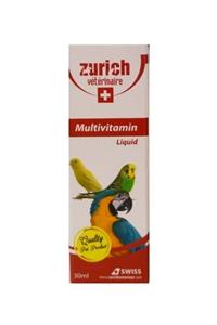 Zurich Muhabbet Kuşları İçin Multivitamin 30 ml