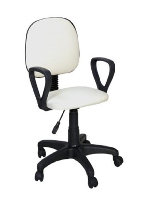 long way Beyaz Ofis Sekreter Bilgisayar Koltuğu Sandalyesi