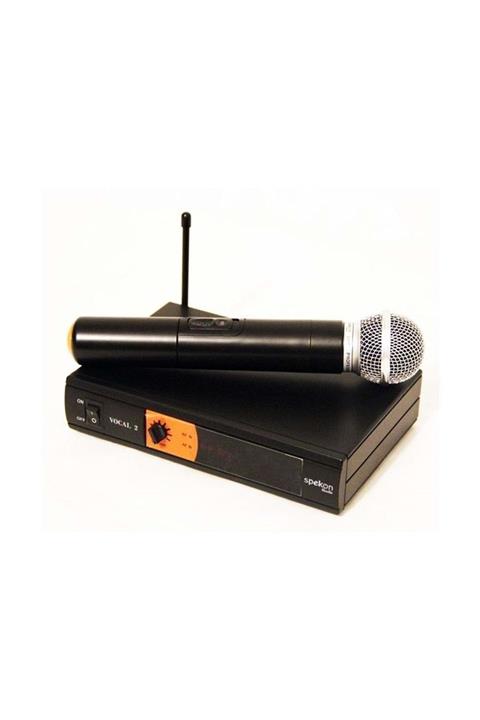 Spekon Kablosuz Vocal 2 Uhv Tek El Mikrofonu