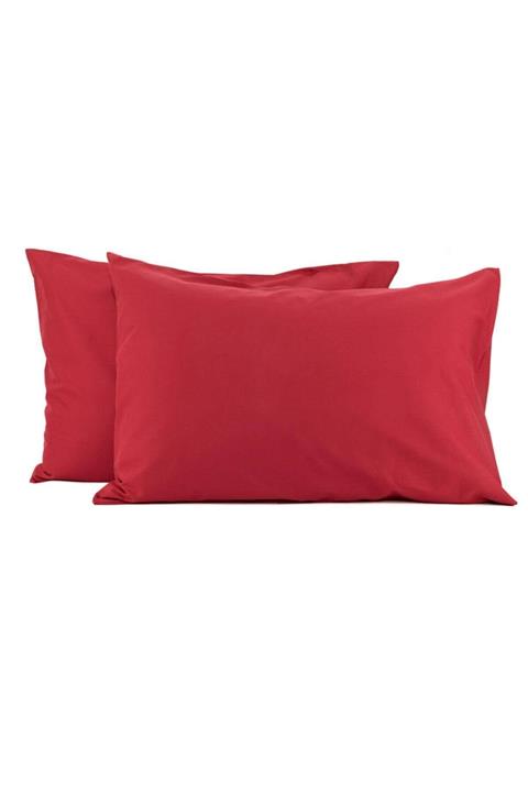 Elfin 2'li Yastık Kılıfı 50x70+20cm Kapaklı Kırmızı