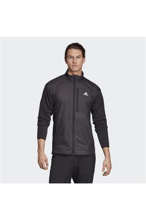 adidas Erkek Siyah Windfleece J Outdoor Sweatshirt Eh8703