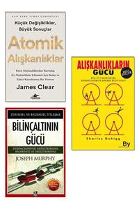 Betonsu Tasarım Alışkanlıkların Gücü - Charles Duhigg + Atomik Alışkanlıklar + Bilinçaltının Gücü / 3 Kitap Set