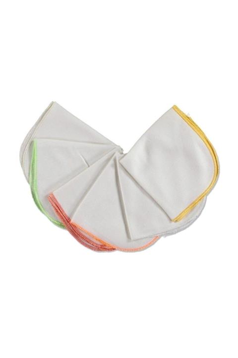 NET SALES CENTER Bebek Pamuklu Penye Ağız Silme Mendili 6 lı